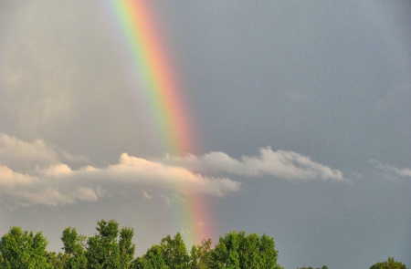 A Promise From Him - sky, rainbow, religious, clouds, god, love, nature, inspirational