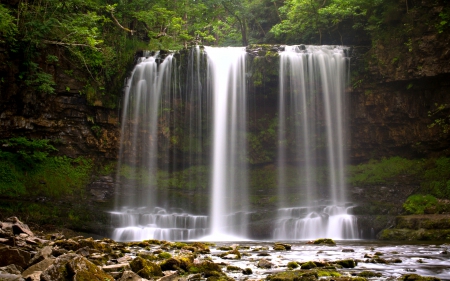 Sgwd-yr-Eira Falls, Wales - Rocks, Nature, Waterfall, Wales