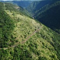 Beautiful Mountain Train