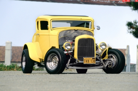 Hot Rod - motor, tuned, oldtimer, wheels