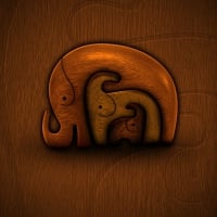 ABSTRACT ELEPHANT ART