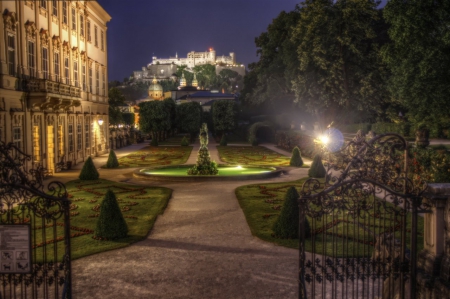 MIRBELL PLACE - gardens, arachitecture, salzburg, palace