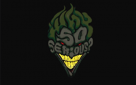 So Serious? - Joker, Comics, Villains, DC Comics, Superheroes