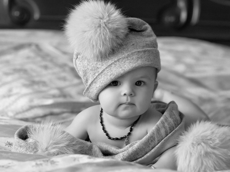 Sweet elegance - hat, girl, cute, beauty, baby, sweet, child