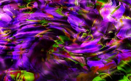 ♥ Purple Dreams ♥ - flowers, abstract, purple, summer, garden, artwork, violet, dreams