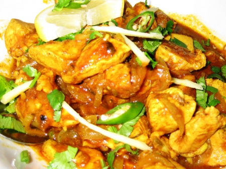 Indian Chicken Curry - meat, chicken, spicy, abstact, hot, spices, dish, curry