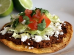 Spicy Mexican Black Bean Tostadas