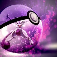 Mewtwo in a pokeball