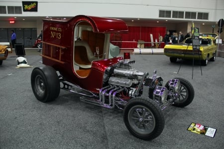 Chuck Miller’s C-cab “Fire Truck”  - Big motor, Hotrod, Fire, Classic