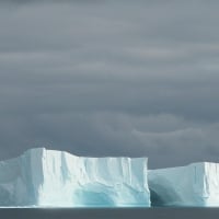 Floating Ice Blocks