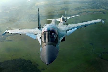 Su-34 - sukhoi, jet, russia, suchoj, plane