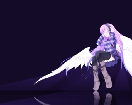 Silent Wings - anime, music, cute, girl