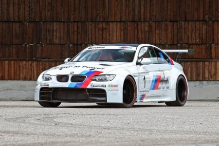 2013 BMW M3 GT2 R by G-Power - white, black wheels, racer, spolier