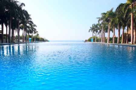 Luxurious Swimming Pool - swimming pool, Luxurious Swimming Pool, swimming, pool