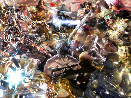 Game Characters - games, tekken, halo, street fighter