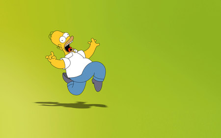 homer - crazy, cartoon, movies, funny