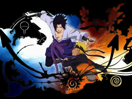 battle - narut, sasuke