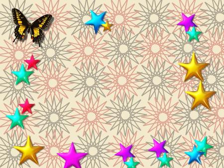 Stars - butterfly, abstract, stars