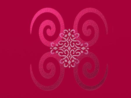 pink swirls filigree - metalic, filigree, pink