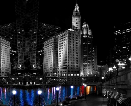 Colorful river - image, city, expression, color, new, wallpaper