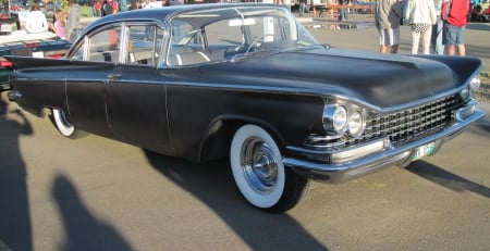 1959 Buick - white, headlights, buick, photography, tires, black