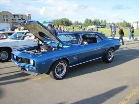 1969 Camaro Yenko / SC - chevrolet, blue, photography, tires, engine