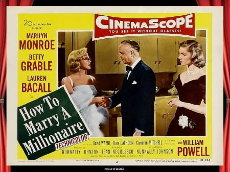 How To Marry A Millionaire02 - How To Marry A Millionaire, comedy, classic movies, posters