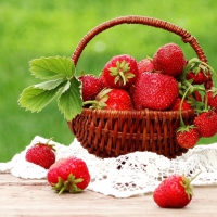 *** Basket of strawberries ***