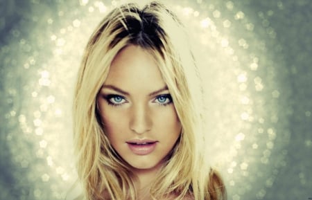 Candice Swanepoel - woman, cehenot, beauty, girl, blue eyes, model, glitter, green, candice swanepoel, blonde