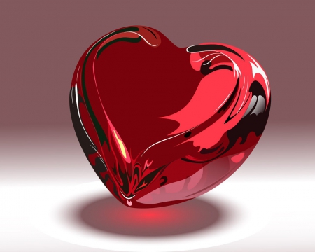 ~Heart~ - cg, 3d, heart, red