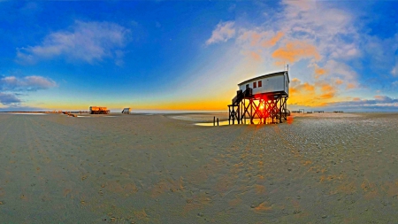 BEACH at DUSK