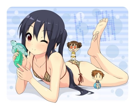 mio time - girl, cute, nice, resting