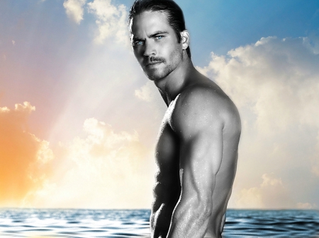 Paul Walker For Luna - handsome, sexy, actor, hardbody, brunette