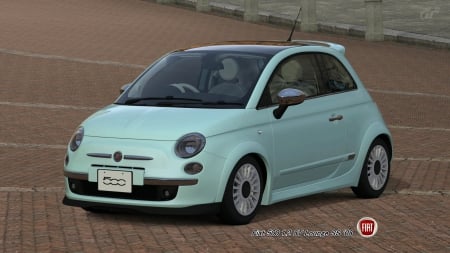 Fiat 500 1.2 8V Lounge SS '08 - PS4, PS3, 500, 2, 5, 2008, NUOVA, TURISMO 5, 4K, 8V, Lounge, Cinquecento, PlayStation 3, TURISMO, 1, GRAN, SS, Fiat, PlayStation 4