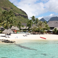 Moorea Island Beach - near Tahiti French Polynesia