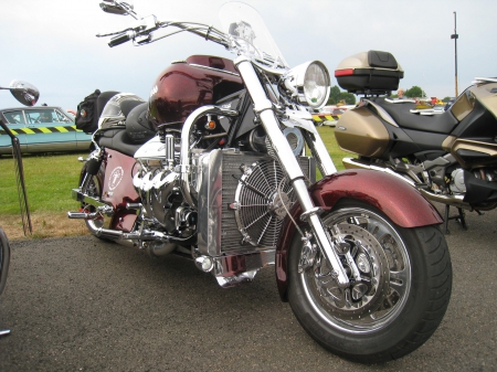 Nasco Yankee Meet 2013 Falkoping - sky, bike, car-show, colors, grass