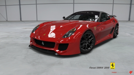 Ferrari 599XX '2010 - 599xx, 360, horizon, xbox one, forza, one, 4k, motorsport, 599gto, 599, 4, motorsport 4, 2010, ferrari, xbox, fiorano