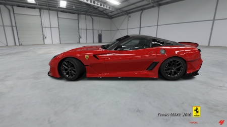 Ferrari 599XX '2010 - 599xx, 360, horizon, xbox one, forza, one, 4k, motorsport, 599gto, 599, 4, motorsport 4, 2010, ferrari, xbox, fiorano