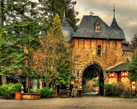 town gate - stadspoort, uit het verleden, poort, town gate