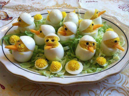 develed eggs - eggs, entertainment, yummy, foods, funny