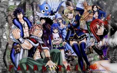 FairyTail - anime, fairytail, hiromashima, friendship