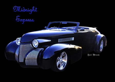 MIDNIGHT EXPRESS - CAR, BLACK, FAST, 2DOOR