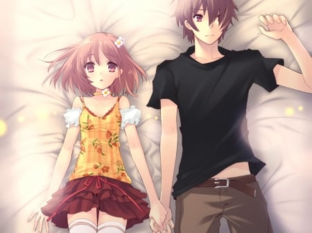 Holds Till The END - anime, cute, couple, manga