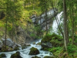 superb waterfall overlook