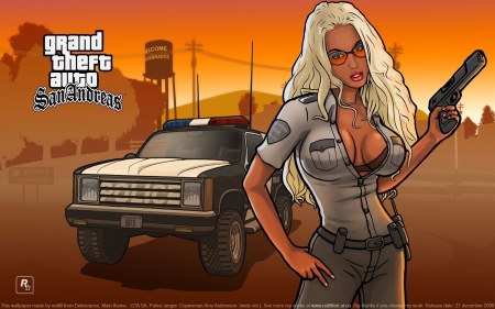 Grand Theft Auto    SanAdreas - gamer, city, theft, auto