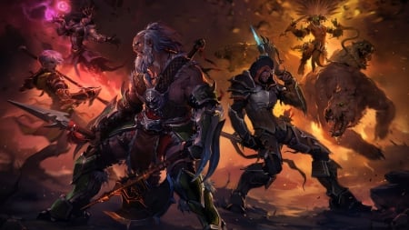 Diablo 3 - game, blizzard, Diablo 3, barbarian, pc