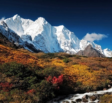 Tibet - Himalayas - mountain, image, wallpaper, color, new, expression