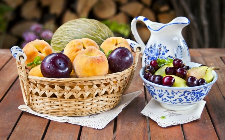 *** Yummy still life *** - still, basket, life, fruits