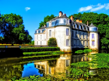 Pallace - river, hdr, pallace, photo, bridge