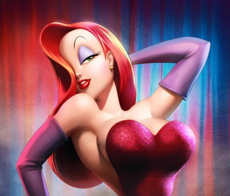 Jessica Rabbit - girls, PG, colour, Jessica Rabbit, woman